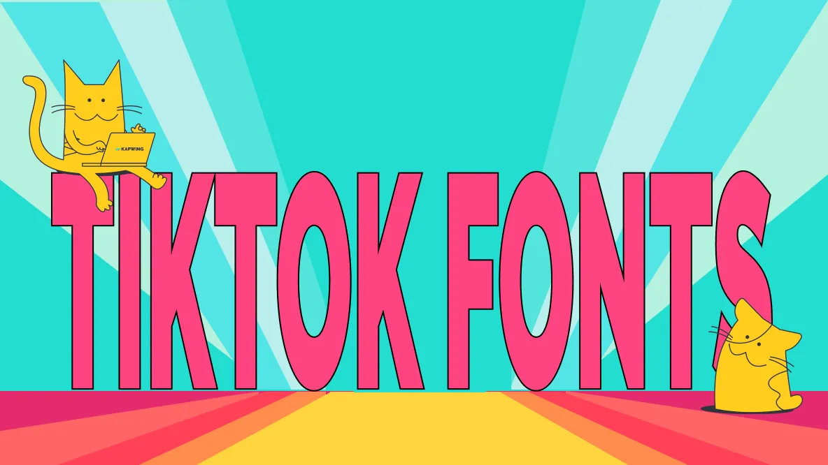 ¿Qué fuentes usa TikTok para texto?