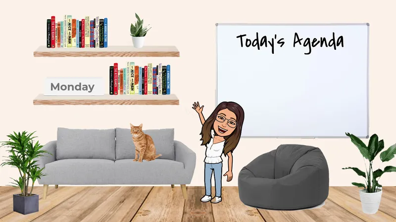 Bitmoji Virtual Classroom Template