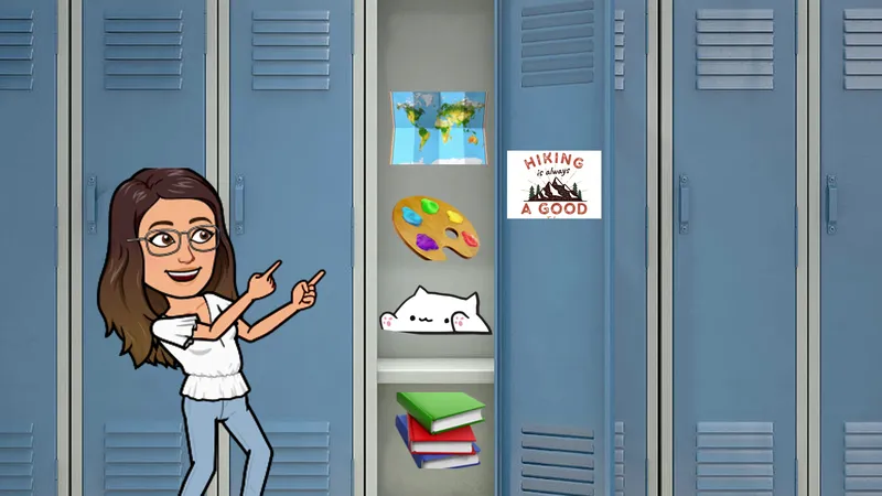 Bitmoji Virtual Locker Template