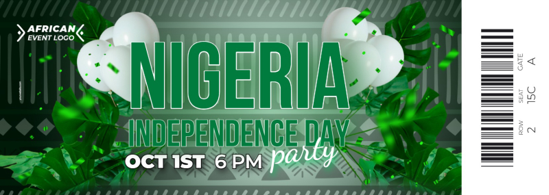 Celebrate Nigeria's Independence with Green Elegance