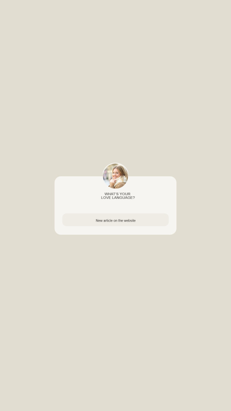 Chic Minimalist Social Media Post Template with Profile Image