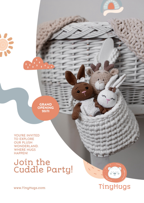 Open the Door to a Cozy Cuddle Party Invitation