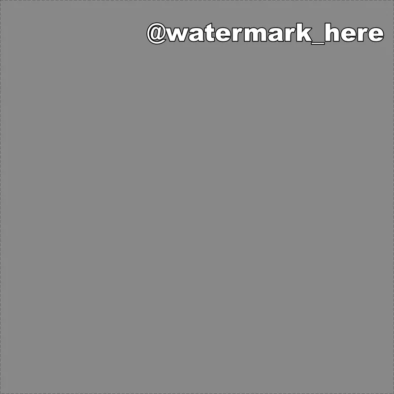 Video with watermark text in top right corner