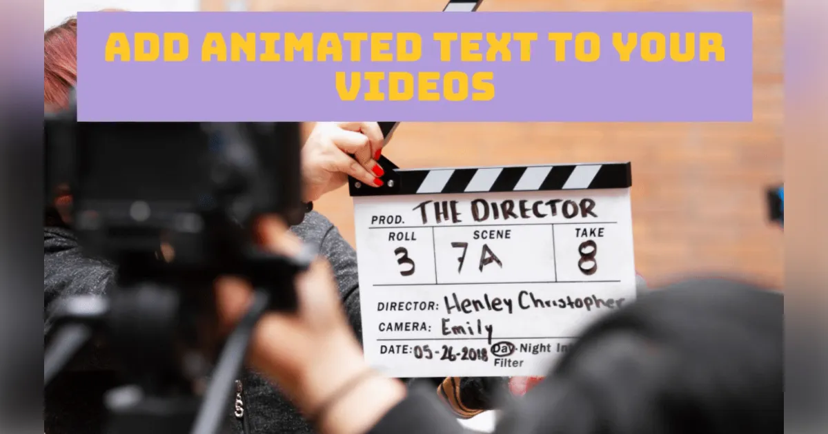 Moving Text: Add Animated Text to Video